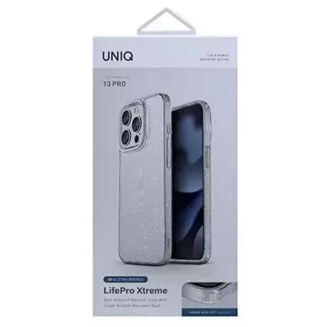 UNIQ-Hülle LifePro Xtreme iPhone 13 Pro / 13 6.1 "klar / Lametta lucent