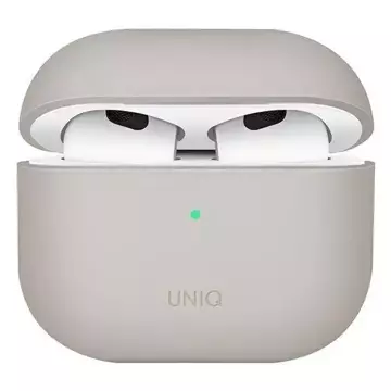 UNIQ Hülle Lino AirPods 3 Gen. Silikon beige / beige