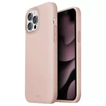 UNIQ-Hülle Lino iPhone 13 Pro Max 6,7 "Rosa / Blush Pink