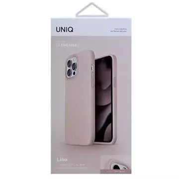 UNIQ-Hülle Lino iPhone 13 Pro Max 6,7 "Rosa / Blush Pink