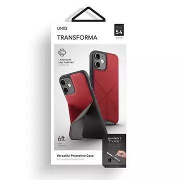 UNIQ Hülle Transforma iPhone 12 mini 5.4" rot / korallenrot