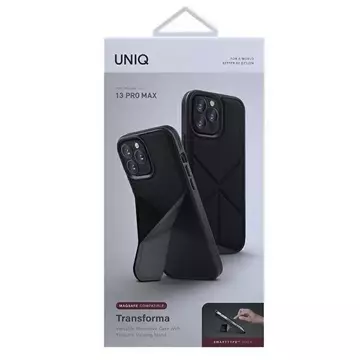 UNIQ-Hülle Transforma iPhone 13 Pro Max 6,7 "schwarz / ebenholzschwarz MagSafe