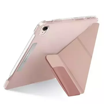 UNIQ Hülle für Camden iPad Mini (2021) pink / Pfingstrose / pink Antimikrobiell