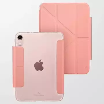 UNIQ Hülle für Camden iPad Mini (2021) pink / Pfingstrose / pink Antimikrobiell