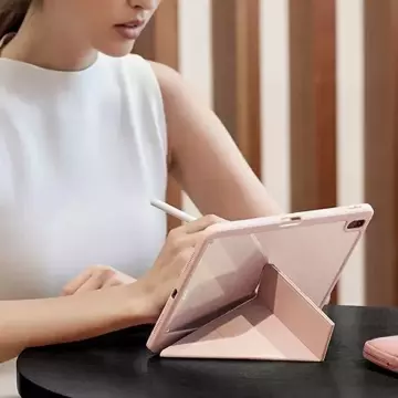 UNIQ Hülle für Moven iPad Air 10.9 (2022/2020) Antimikrobielles Rosa / Blush Pink