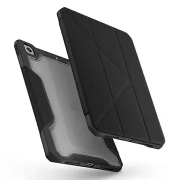 UNIQ Hülle für Trexa iPad 10.2 "2021/2020/2019 Antimikrobiell schwarz / schwarz