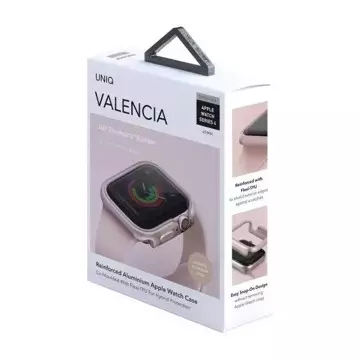 UNIQ-Hülle für Valencia Apple Watch Series 4/5/6 / SE 40 mm. Roségold / errötendes Goldrosa