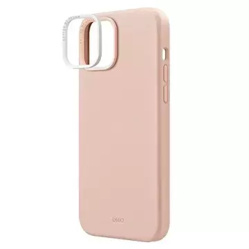 UNIQ Lino Hue Handyhülle für Apple iPhone 14 6.1" Magclick Charging pink/blush pink