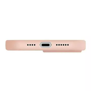 UNIQ Lino Hue Handyhülle für Apple iPhone 14 6.1" Magclick Charging pink/blush pink