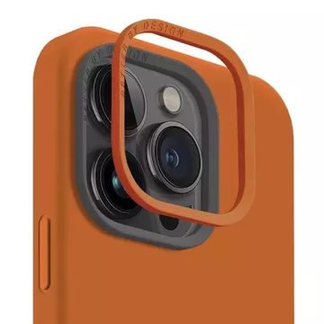 UNIQ Lino Hue Hülle für iPhone 15 Pro 6,1" Magclick Charging Orange/Sunset Orange