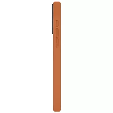 UNIQ Lino Hue Hülle für iPhone 15 Pro Max 6,7" Magclick Charging Orange/Sunset Orange