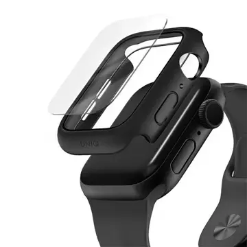 UNIQ Nautic Schutzhülle für Apple Watch Series 4/5/6/SE 40mm schwarz/schwarz