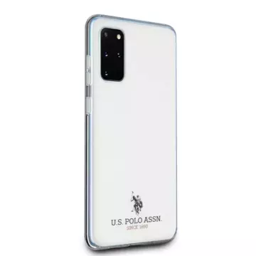 US Polo Glänzende Handyhülle für Samsung Galaxy S20 Plus weiß/weiß