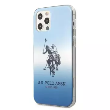 US Polo Gradient Collection iPhone 12/12 Pro 6,1" Handyhülle Blau Blau