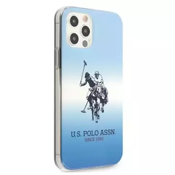 US Polo Gradient Collection iPhone 12/12 Pro 6,1" Handyhülle Blau Blau