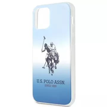 US Polo Gradient Collection iPhone 12/12 Pro 6,1" Handyhülle Blau Blau