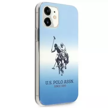 US Polo Gradient Collection iPhone 12 mini 5,4" Handyhülle Blau Blau