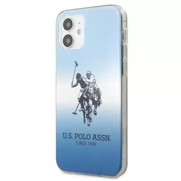 US Polo Gradient Collection iPhone 12 mini 5,4" Handyhülle Blau Blau