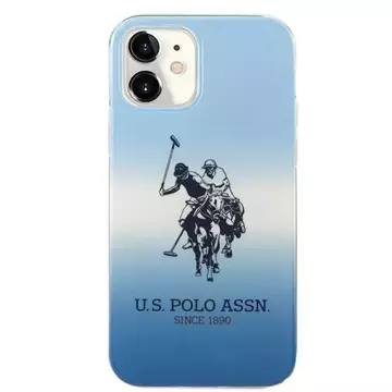 US Polo Gradient Collection iPhone 12 mini 5,4" Handyhülle Blau Blau