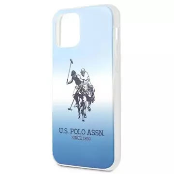 US Polo Gradient Collection iPhone 12 mini 5,4" Handyhülle Blau Blau