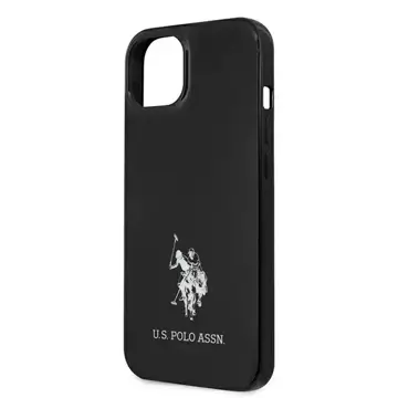 US Polo Hardcase Horses Logo Handyhülle iPhone 13 mini 5,4" Schwarz Schwarz