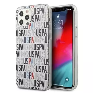 US Polo Logo Mania Collection iPhone 12/12 Pro 6,1" Handyhülle Weiss weiss