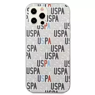 US Polo Logo Mania Collection iPhone 12/12 Pro 6,1" Handyhülle Weiss weiss