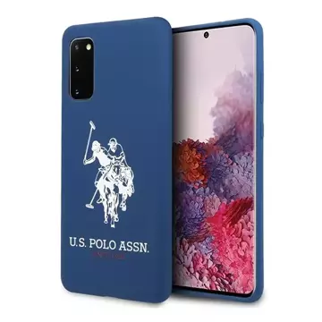 US Polo Silicone Collection Handyhülle für Samsung Galaxy S20 Navy/Navy