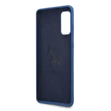 US Polo Silicone Collection Handyhülle für Samsung Galaxy S20 Navy/Navy