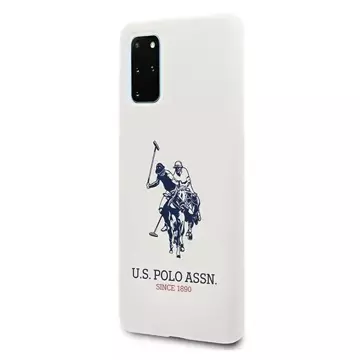 US Polo Silicone Collection Samsung Galaxy S20 Plus Handyhülle weiß/weiß