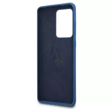 US Polo Silicone Collection Samsung Galaxy S20 Ultra Handyhülle marineblau/navy