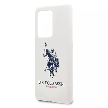 US Polo Silicone Collection Samsung Galaxy S20 Ultra Handyhülle weiß/weiß