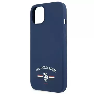 US Polo Silicone Collection iPhone 13 mini 5,4" Handyhülle Marineblau/Marineblau