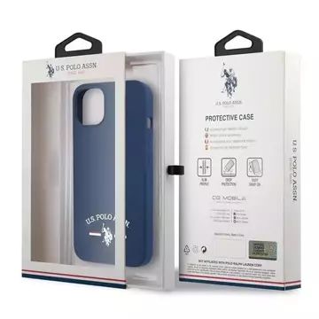 US Polo Silicone Collection iPhone 13 mini 5,4" Handyhülle Marineblau/Marineblau