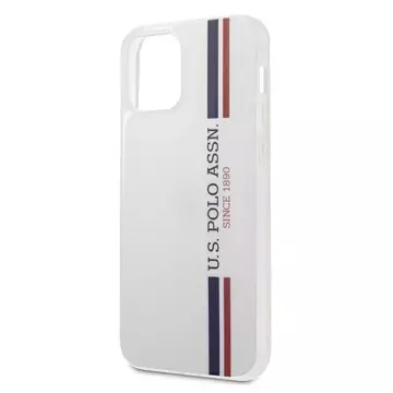 US Polo Tricolor Collection iPhone 12/12 Pro 6,1" Handyhülle Weiss weiss