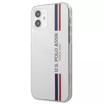 US Polo Tricolor Collection iPhone 12 mini 5,4" Handyhülle Weiss weiss