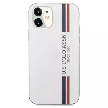 US Polo Tricolor Collection iPhone 12 mini 5,4" Handyhülle Weiss weiss