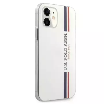 US Polo Tricolor Collection iPhone 12 mini 5,4" Handyhülle Weiss weiss