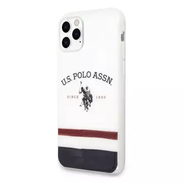 US Polo Tricolor Pattern Collection iPhone 11 Pro weiß/weiße Handyhülle