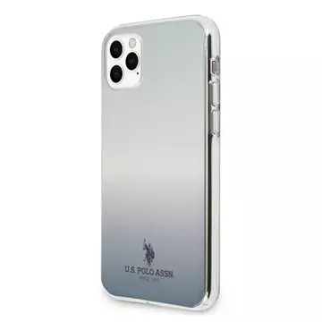 US Polo USHCN65TRDGLB Handyhülle für Apple iPhone 11 Pro Max blau/blau Farbverlaufsmuster-Kollektion