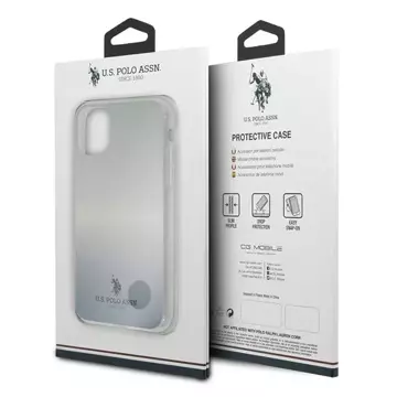 US Polo USHCN65TRDGLB Handyhülle für Apple iPhone 11 Pro Max blau/blau Farbverlaufsmuster-Kollektion