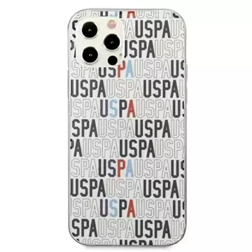 US Polo USHCP12LPCUSPA6 Handyhülle für Apple iPhone 12 Pro Max weiß/weiß Logo Mania Collection