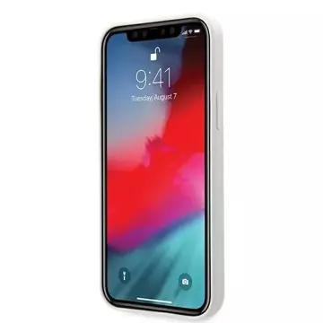 US Polo USHCP12LSLHRWH Handyhülle für Apple iPhone 12 Pro Max weiß/weiße Silikonkollektion