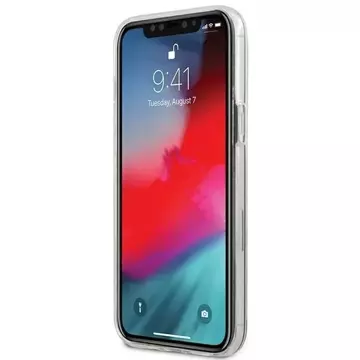 US Polo USHCP12LTPUHRWH Handyhülle für Apple iPhone 12 Pro Max weiß/weiß Glänzendes großes Logo