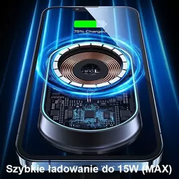 USAMS Magnetic Wireless Charging 15W induktiver Telefon-Autohalter für Lüftungsschlitze. CD182ZJ01 (US-CD182) schwarz/schwarz