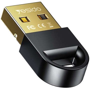 USB Bluetooth 5.1 Mini Sender Empfänger Adapter für Computer Laptop Yesido YAU34 Schwarz