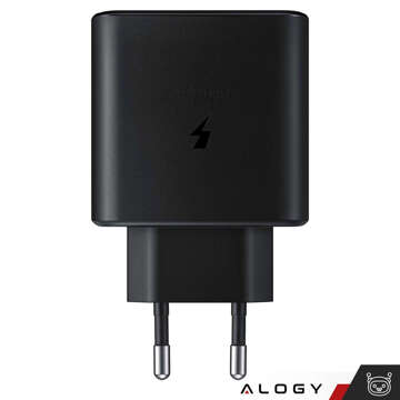 USB-C Typ C PD Premium Wandladegerät schnelles 25W 3A Typ-C Kabel 1M Alogy schwarz