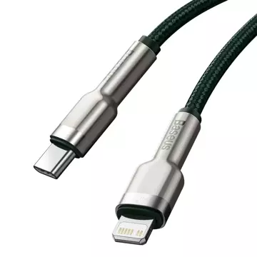 USB-C-zu-Lightning-Kabel Baseus Cafule, PD, 20 W, 1 m (grün)