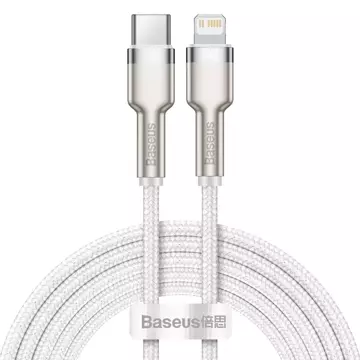 USB-C-zu-Lightning-Kabel Baseus Cafule, PD, 20 W, 2 m (weiß)