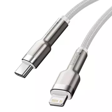 USB-C-zu-Lightning-Kabel Baseus Cafule, PD, 20 W, 2 m (weiß)